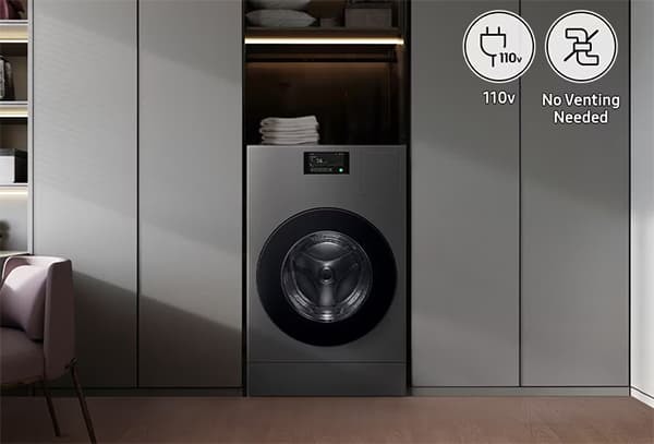 開箱 三星 WD22DB8995BZTW 22公斤 AI 熱泵滾筒洗衣機，智慧家庭新標配！