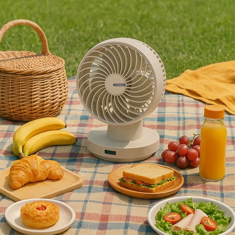 開箱!奇美 DF-08X1UM 8吋循環扇:涼爽隨行,室內戶外都好用!