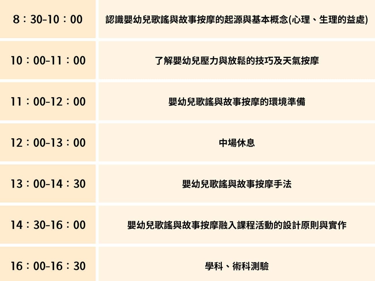 【2025 課程】 嬰幼兒歌謠與故事按摩研習班 報名額滿