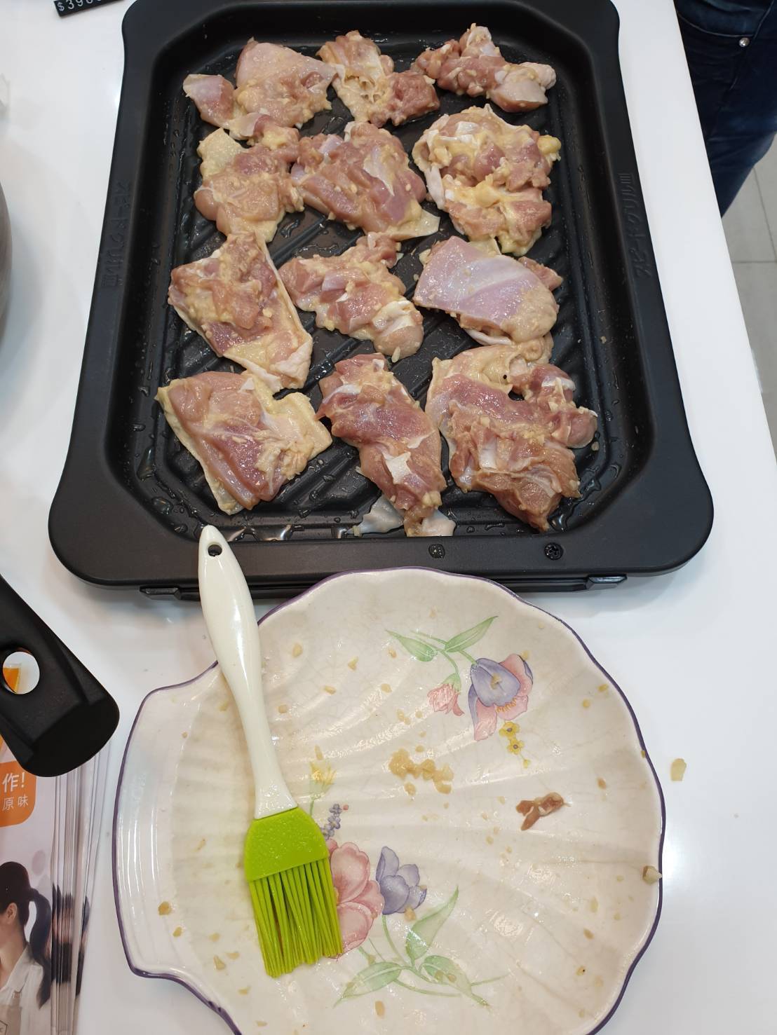 線上食譜 Panasonic 蒸烘烤微波爐 NN-BS1000 料理 白菜滷+炸雞塊