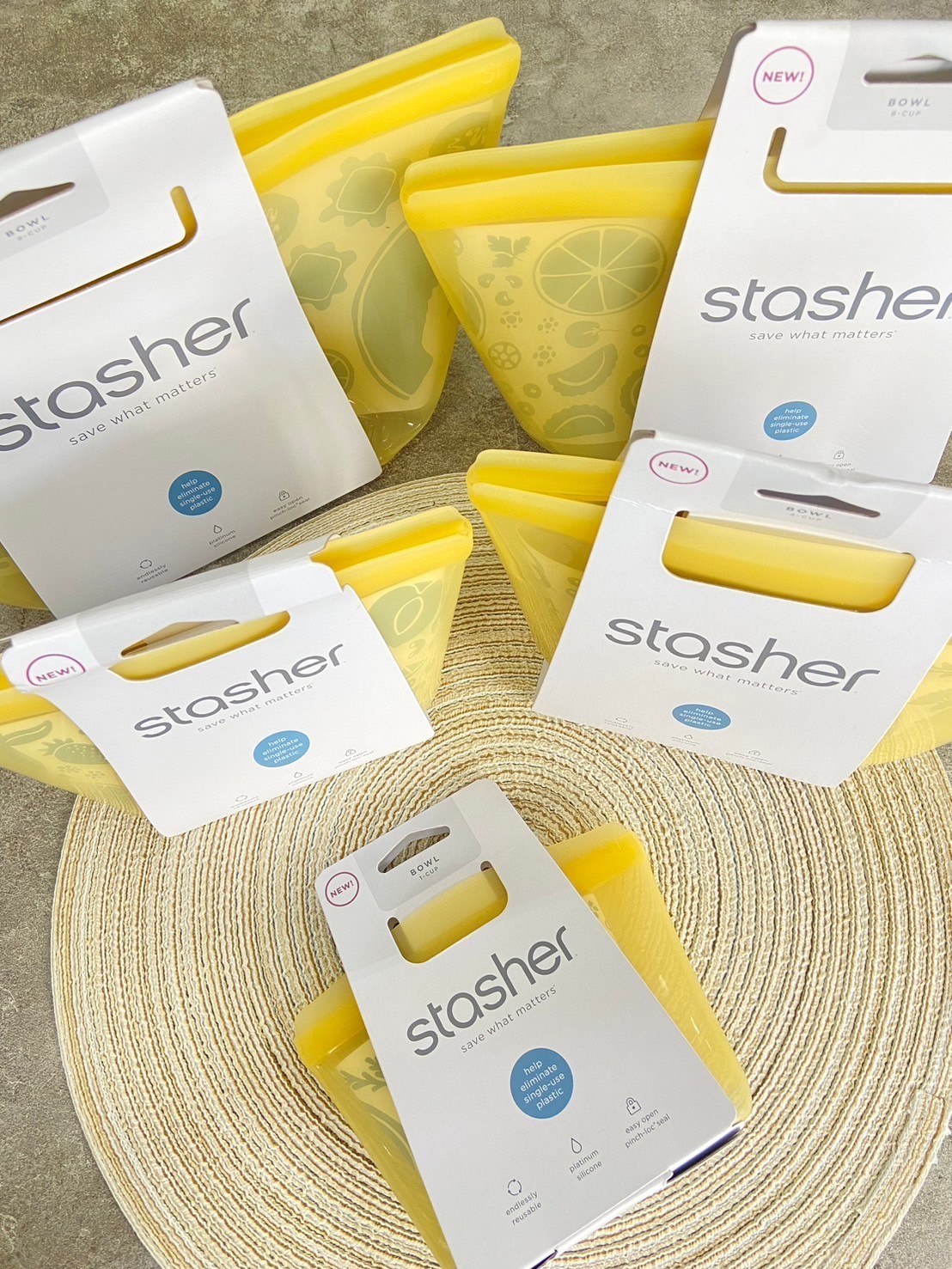 你也是顏質收納大師嗎?來自美國的Stasher|矽膠密封袋各種尺寸好方便