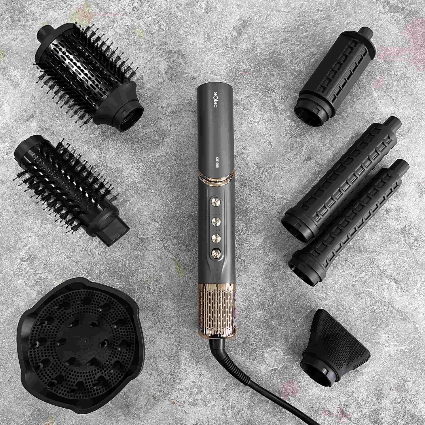 SOLAC So-Wrap 7合1多功能吹風機開箱|百變造型神器,一機搞定!