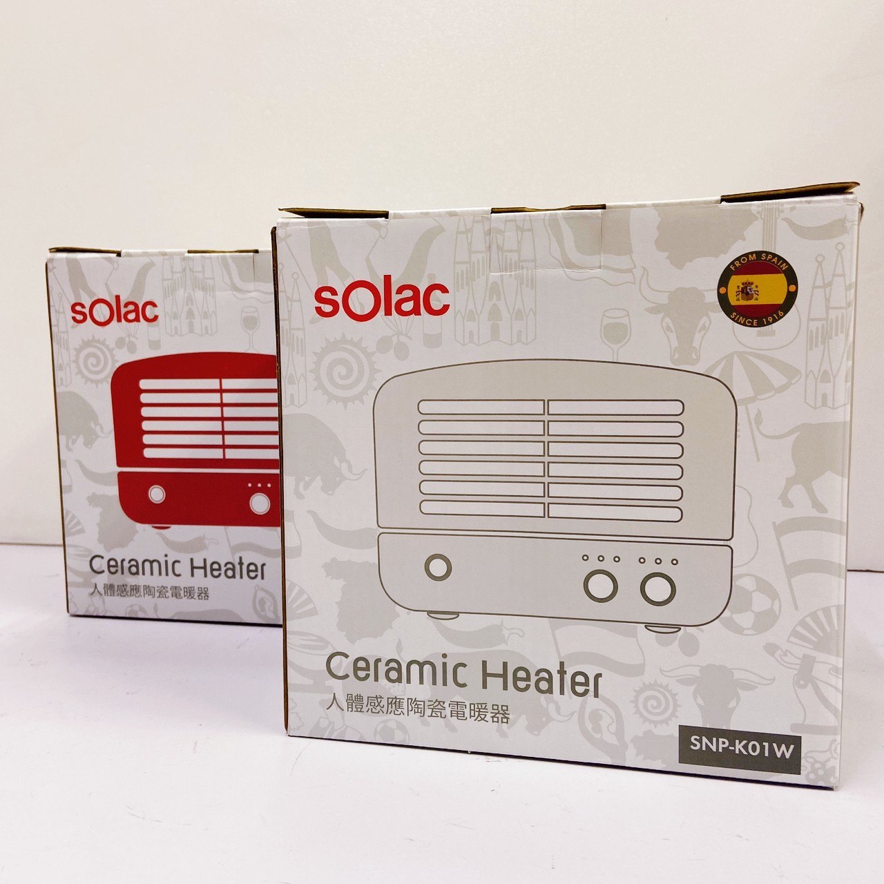 【sOlac】人體感應陶瓷電暖器 SNP-K01(已停售)