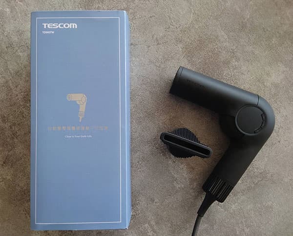 【新品開箱】TESCOM TD860 吹風機｜負離子吹風機發明者的進化之作