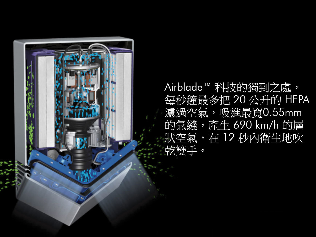 【極度誇張】Dyson Airblade V - 連烘手都可以空氣濾淨 (已停售)