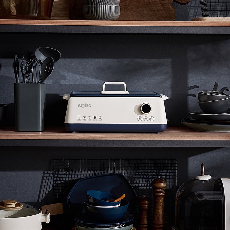 【sOlac】 西班牙品牌 無煙烤盤 SSG-019W 夏天到了 烤肉配啤酒去(已停售)