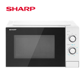 夏普 SHARP R-TT25PS-W 機械式轉盤微波爐 25L 五段火力調整 白色