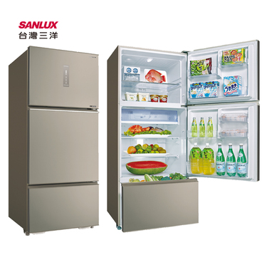 SANLUX 台灣三洋 SR-V582C 580公升 一級能效 變頻 三門電冰箱 -3°C微凍保鮮