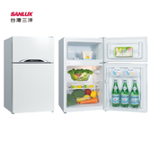 SANLUX 台灣三洋 SR-V90B 90公升 一級能效 變頻 直冷式雙門電冰箱 都會小宅租屋首選