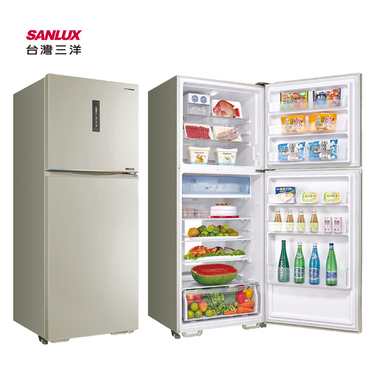 SANLUX 台灣三洋 SR-V532B 535公升 一級能效 變頻雙門冰箱 -3°C微凍室
