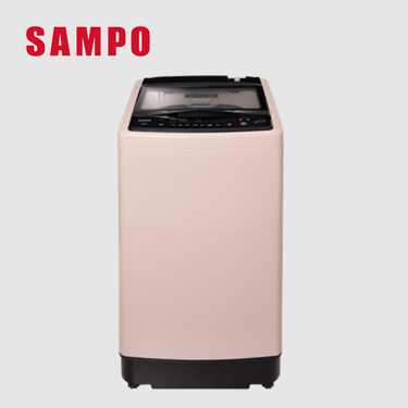 SAMPO 聲寶 ES-P15DV(P1) 15KG 超震波 變頻 直立式洗衣機 典雅粉 抗菌不鏽鋼內槽 台灣製