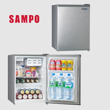 SAMPO 聲寶 SR-C07 71公升 獨享單門冰箱 髮絲銀 小坪數 租屋必備 隱藏式把手