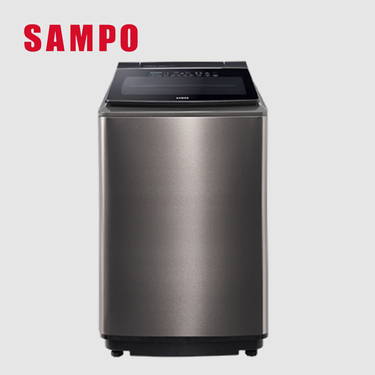 SAMPO 聲寶 ES-P17DAS(S1) 17KG 變頻 直立式洗衣機 洗劑智慧投入 SPA水瀑淨洗 不鏽鋼