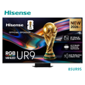 【展場同步】Hisense 海信 85UR9S 85型 RGB MiniLED 智慧聯網液晶顯示器