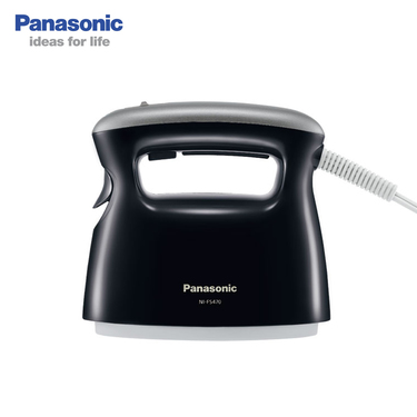 Panasonic 【完售】 國際 NI-FS470-K 蒸氣電熨斗 平燙 掛燙2in1 30秒快速加熱 黑色