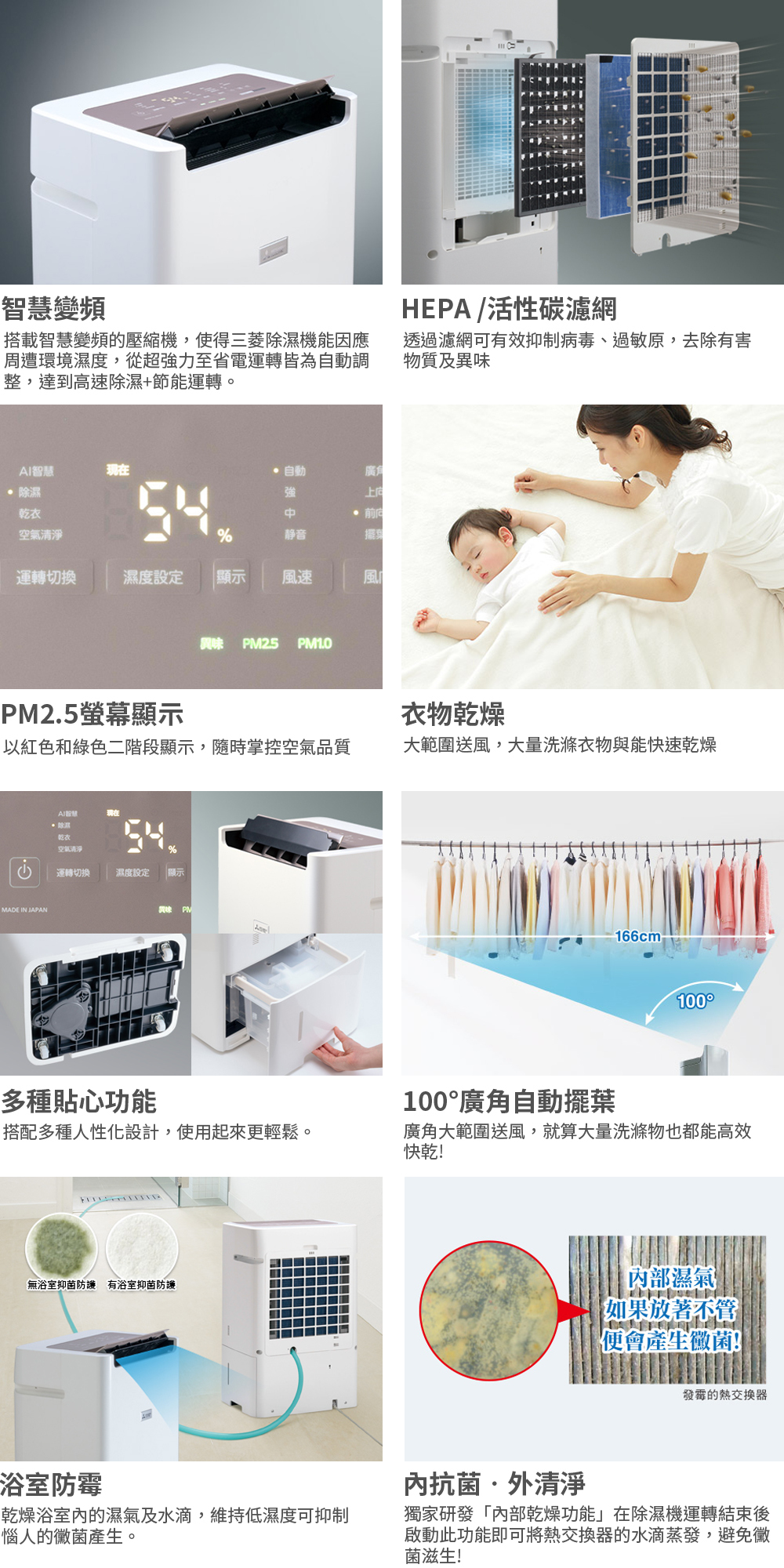 三菱電機 MJ-EHV220KX-TW清淨除濕機 22L/日 適用14-28坪 日本原裝