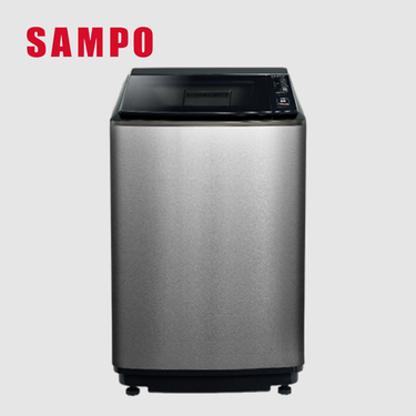 SAMPO 聲寶 ES-N18VS(S1) 18KG 定頻 直立洗衣機 不鏽鋼 超震波 好取式設計 冷風風乾