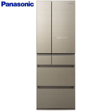 Panasonic 【展品出清】 國際 NR-F507HX 金色 六門電冰箱 500L 無邊框玻璃 日製 限配臺南高雄