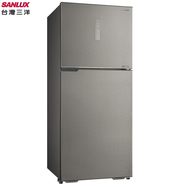 SANLUX 台灣三洋 SR-V610B 606L 一級能效變頻雙門冰箱 尊爵銀