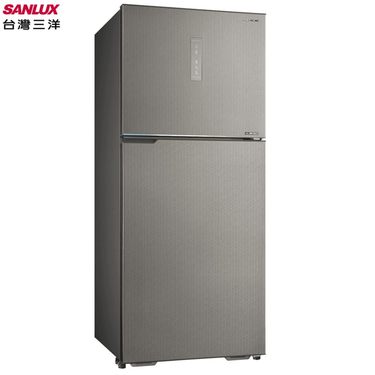 SANLUX 臺灣三洋 SR-V610B 606L 一級能效變頻雙門冰箱 尊爵銀