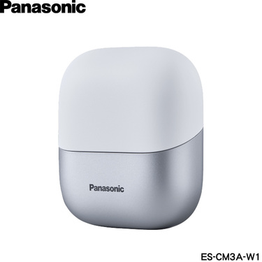 Panasonic 國際 ES-CM3A-W 掌上型3枚刃電鬍刀 天使白 IPX7全機防水