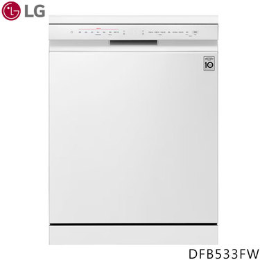 樂金 LG DFB533FW 四方洗蒸氣超潔凈洗碗機 雲朵白 QuadWash™ Steam 14人份