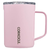 美國 CORKCICLE Classic系列三層真空咖啡杯 475ml-玫瑰石英粉