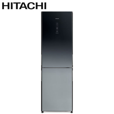 HITACHI 日立 HRBN5366DFL 電冰箱 兩門 313L 變頻冰箱 一級能效 漸層琉璃黑 左開
