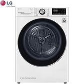 【展品出清】LG WR-90VW 免曬衣乾衣機 9公斤 冰磁白 買就送14吋DC電扇