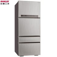 SANLUX 台灣三洋 SR-C560DV1 560公升 采晶玻璃四門變頻電冰箱 一級能效
