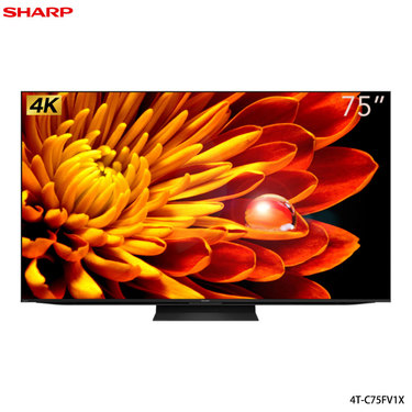 SHARP 夏普 4T-C75FV1X 75吋 4K智慧聯網顯示器 AndroidTV MiniLED貨到無安裝