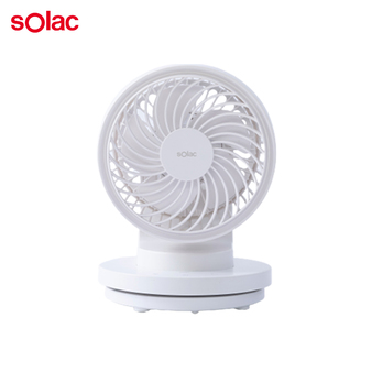 sOlac SFA-F01 6吋DC無線行動風扇 左右擺頭 USB充電式 三段風量 剩餘電量顯示