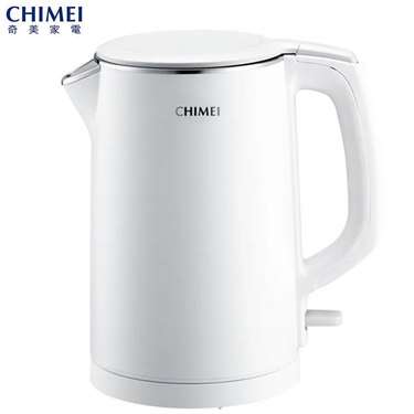 CHIMEI 奇美 KT-15GP00-W 快煮壺1.5L 304不鏽鋼一體成形內膽 白色
