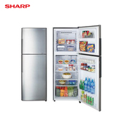 SHARP 夏普 SJ-GX32-SL 冰箱 315L 雙門 變頻 能源效率1級 炫銀不銹鋼色