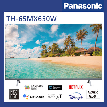 Panasonic 國際 TH-65MX650W 65吋 4K HDR 智慧顯示器 貨到無安裝