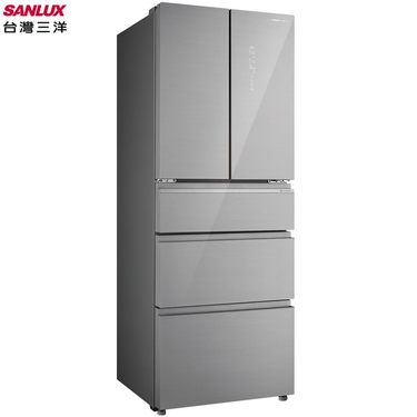 SANLUX 臺灣三洋 SR-C420EVGF 420公升一級變頻五門電冰箱