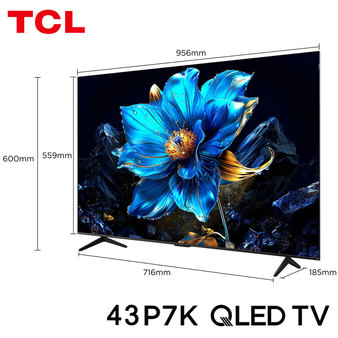 TCL 43P7K 43吋 4K Google TV 智慧連網液晶顯示器 貨到無安裝