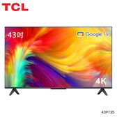 TCL 43吋 43P737 4K Google TV 智能連網液晶顯示器 P737系列
