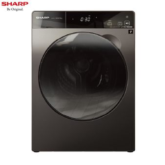 SHARP 夏普 ES-FKP105WDT 10.5kg 變頻溫水洗脫烘滾筒洗衣機