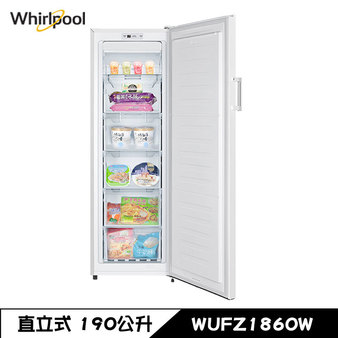 惠而浦 WUFZ1860W 冷凍櫃 190L 直立式 自動除霜