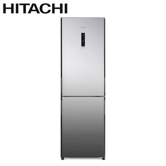 日立 HRBN5366DF 電冰箱 兩門 313L 變頻冰箱 琉璃鏡 美型琉璃 右開