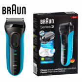 德國百靈 Braun 3010s 新三鋒系列電鬍刀 (藍)