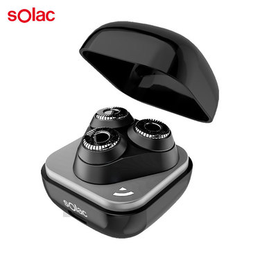 其他家電品牌 sOlac SGT-402K 迷你電動刮鬍刀 墨玉黑 觸控一鍵啟動 10分鐘無操作自動關機