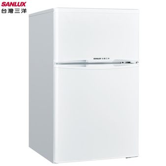 SANLUX 台灣三洋 SR-C102B1 定頻雙門電冰箱 102L 套房冰箱