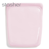 美國 Stasher 大長形矽膠密封袋 (粉紅)