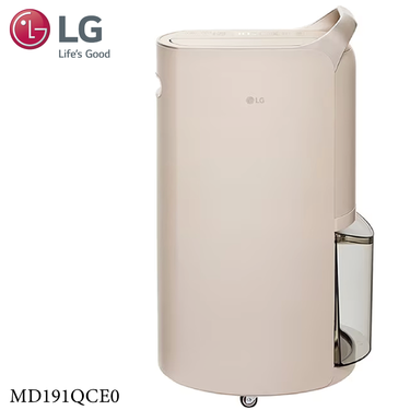 樂金 LG MD191QCE0 WiFi雙變頻除濕機 19L/日 適用20坪 Objet 奶茶棕