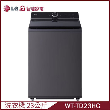 樂金 LG WT-TD23HG 洗衣機 23kg AIDD™ 智慧直驅變頻 直立式 AI 智慧感測 夜墨灰