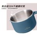 不鏽鋼多功能隔熱碗 1200ml