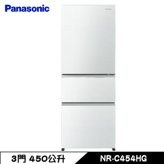 NR-C454HG-N 冰箱 450L 3門 玻璃 變頻 翡翠白