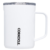 美國 CORKCICLE Classic系列三層真空咖啡杯 475ml-白